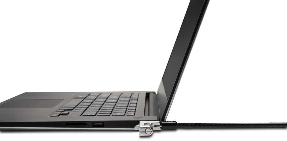 Kensington Slim kombinuotas užraktas standartiniam saugos lizdui, kurį galima nustatyti iš naujo