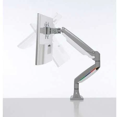 Leitz Kensington K55470EU stalinis plokščiųjų ekranų laikiklis 81,3 cm (32") Gnybtas / varžtai Pilka, Sidabras