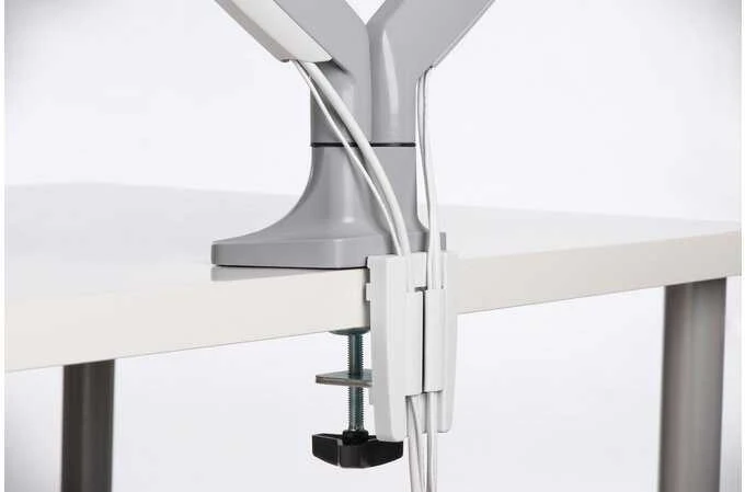 Leitz Kensington K55470EU stalinis plokščiųjų ekranų laikiklis 81,3 cm (32") Gnybtas / varžtai Pilka, Sidabras