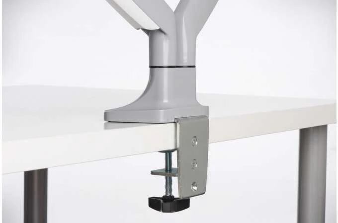 Leitz Kensington K55470EU stalinis plokščiųjų ekranų laikiklis 81,3 cm (32") Gnybtas / varžtai Pilka, Sidabras