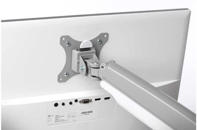 Leitz Kensington K55470EU stalinis plokščiųjų ekranų laikiklis 81,3 cm (32") Gnybtas / varžtai Pilka, Sidabras