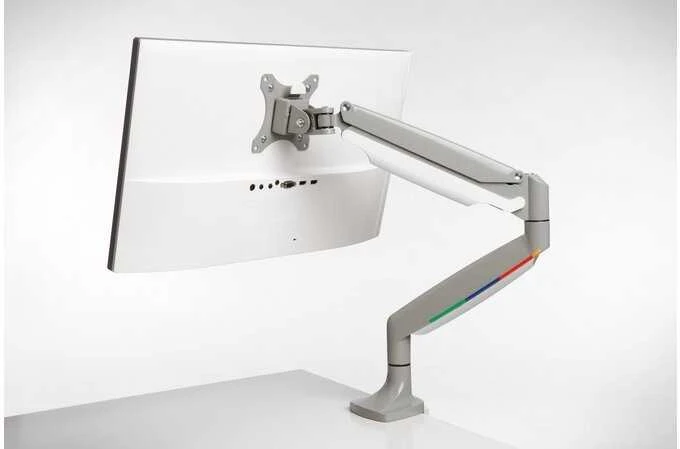 Leitz Kensington K55470EU stalinis plokščiųjų ekranų laikiklis 81,3 cm (32") Gnybtas / varžtai Pilka, Sidabras