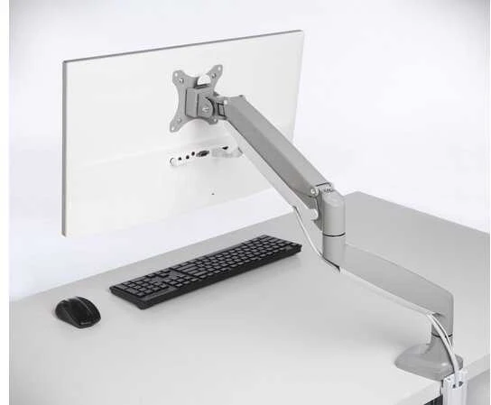 Leitz Kensington K55470EU stalinis plokščiųjų ekranų laikiklis 81,3 cm (32") Gnybtas / varžtai Pilka, Sidabras