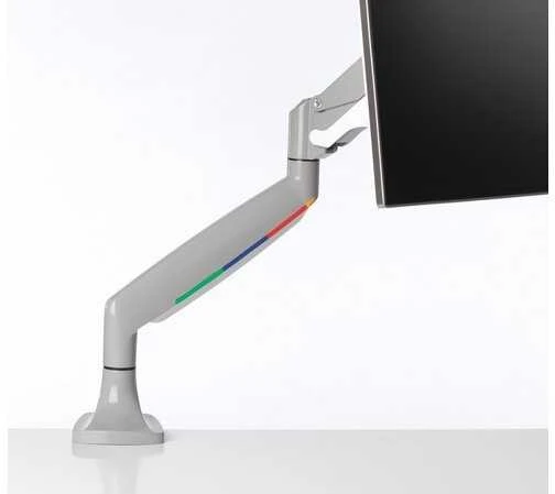 Leitz Kensington K55470EU stalinis plokščiųjų ekranų laikiklis 81,3 cm (32") Gnybtas / varžtai Pilka, Sidabras