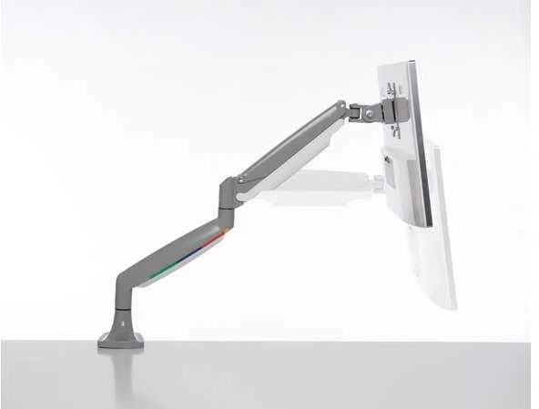 Leitz Kensington K55470EU stalinis plokščiųjų ekranų laikiklis 81,3 cm (32") Gnybtas / varžtai Pilka, Sidabras