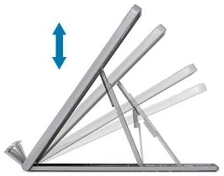 Kensington Smartfit easy riser go 14 colių nešiojamojo kompiuterio stovas pilkas