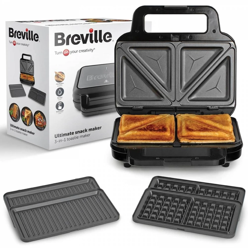 Sumuštinių keptuvas Breville 3-in-1 Sandwich Maker VST098X