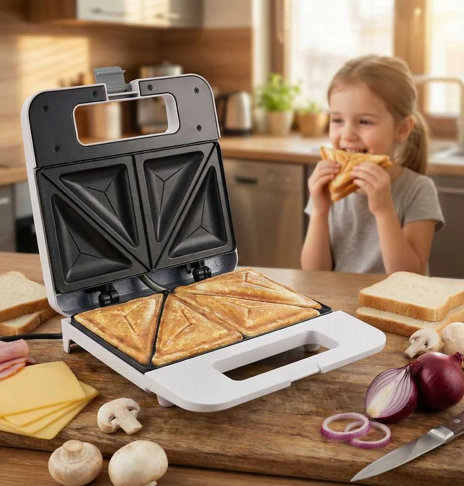 Sumuštinių keptuvas Keptuvas sumuštinių esperanza parmigiano ekt010w (1000w; spalva balta)