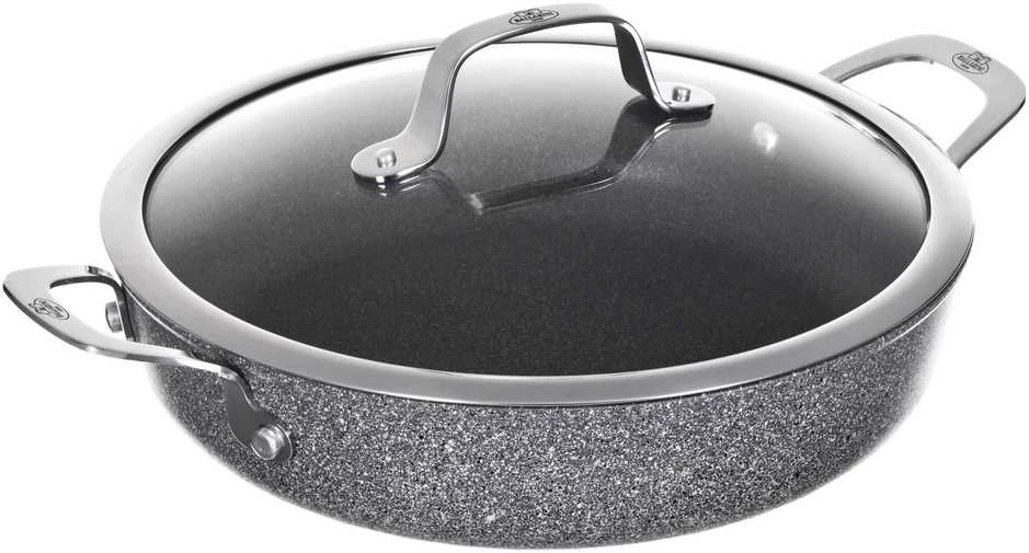 Keptuvė Ballarini Salina Granitium, Giliai su 2 rankenomis, Granitas, 28 cm 75002-810-0