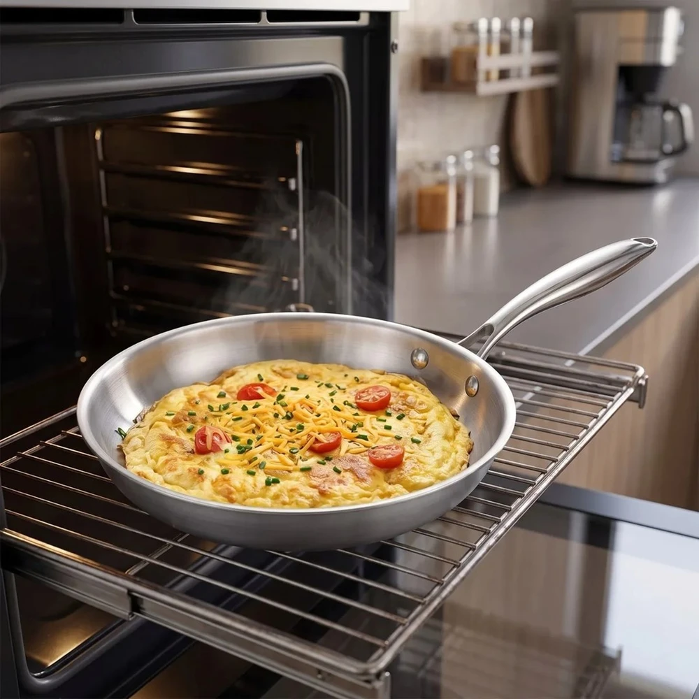 HONEYCOMB Plieninė keptuvė MAESTRO MR-1228 24 cm (MR-1228-24)