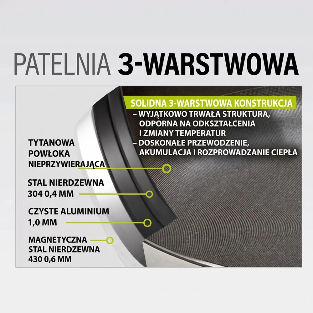 TITANCORE keptuvė su dangčiu MAESTRO MR-1260 20 cm (MR-1260-20)