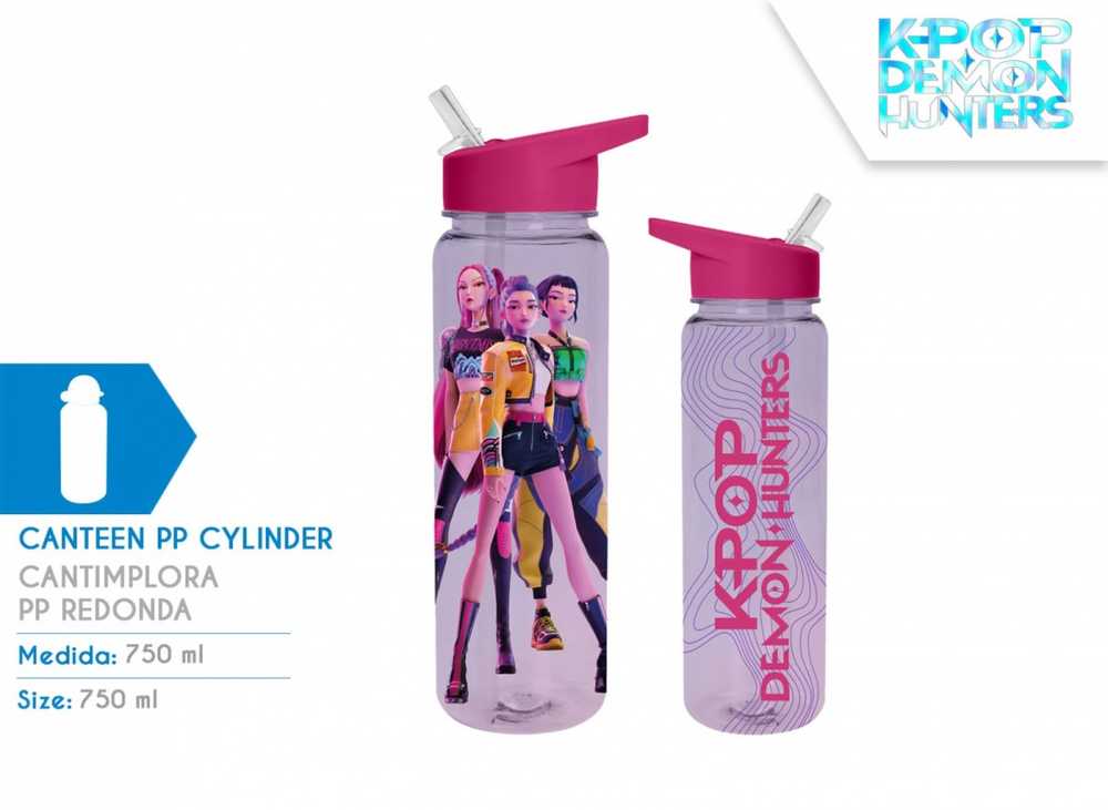 Pyramid KPop Demon Hunters plastikinis butelis 540 ml -