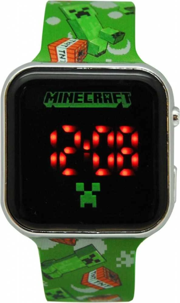 Kids Licensing Minecraft LED Laikrodis