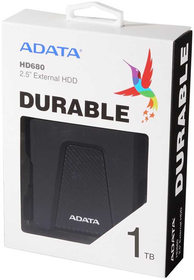 Kietasis diskas ADATA AHD680-1TU31-CBK ADATA external HDD HV680 1TB 2.5" USB3.0 juodas