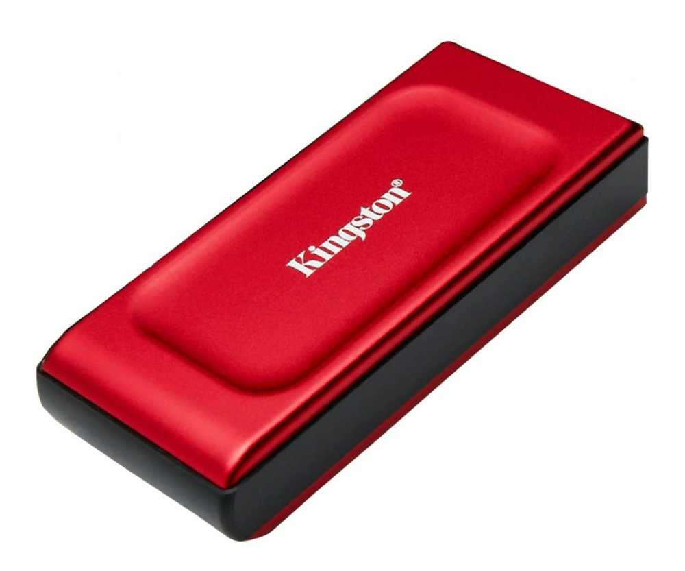 Kietasis diskas Kingston SSD diskas xs1000r 1 TB USB3.2 gen2.2 išorinis, raudonas