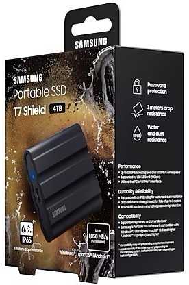 Kietasis diskas Dysk ssd samsung t7 4tb mu-pe4t0s/eu