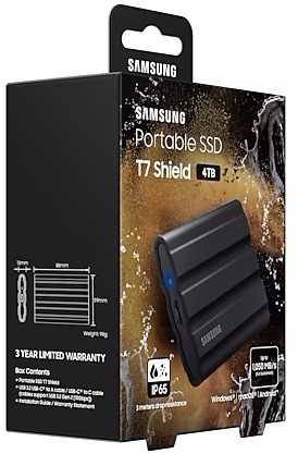 Kietasis diskas Dysk ssd samsung t7 4tb mu-pe4t0s/eu