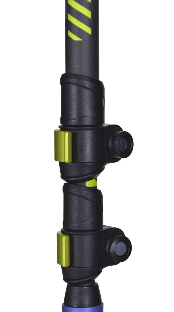 VIKING CARBO LITE TREKKING POLES Juodas/LIME