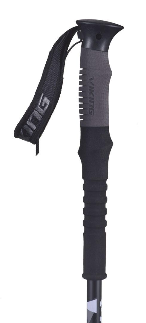 Lazdos Trekingo Viking Nelio Pro Juoda Pilka Balta