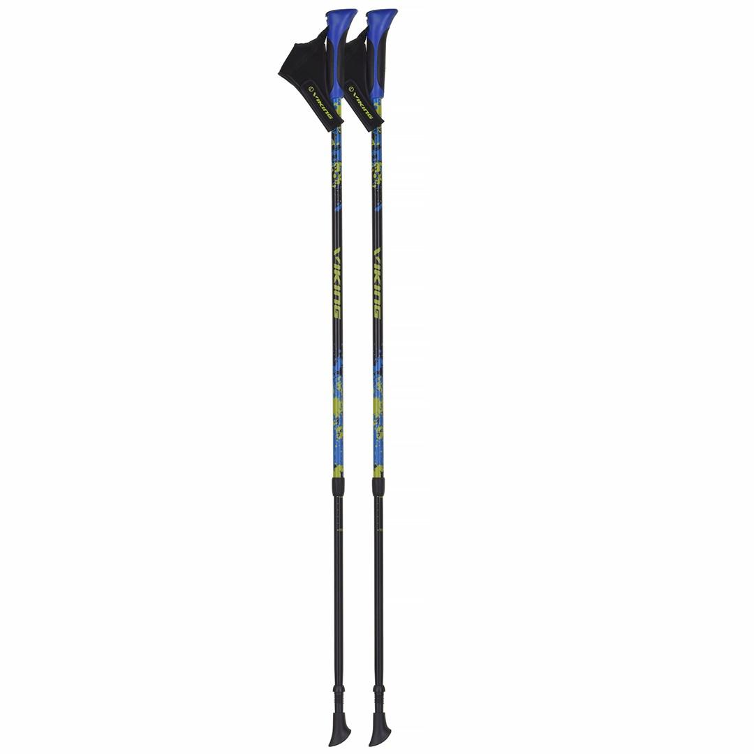 VIKING RUTEN PRO NORDIC WALKING POLES Mėlynas/LIME