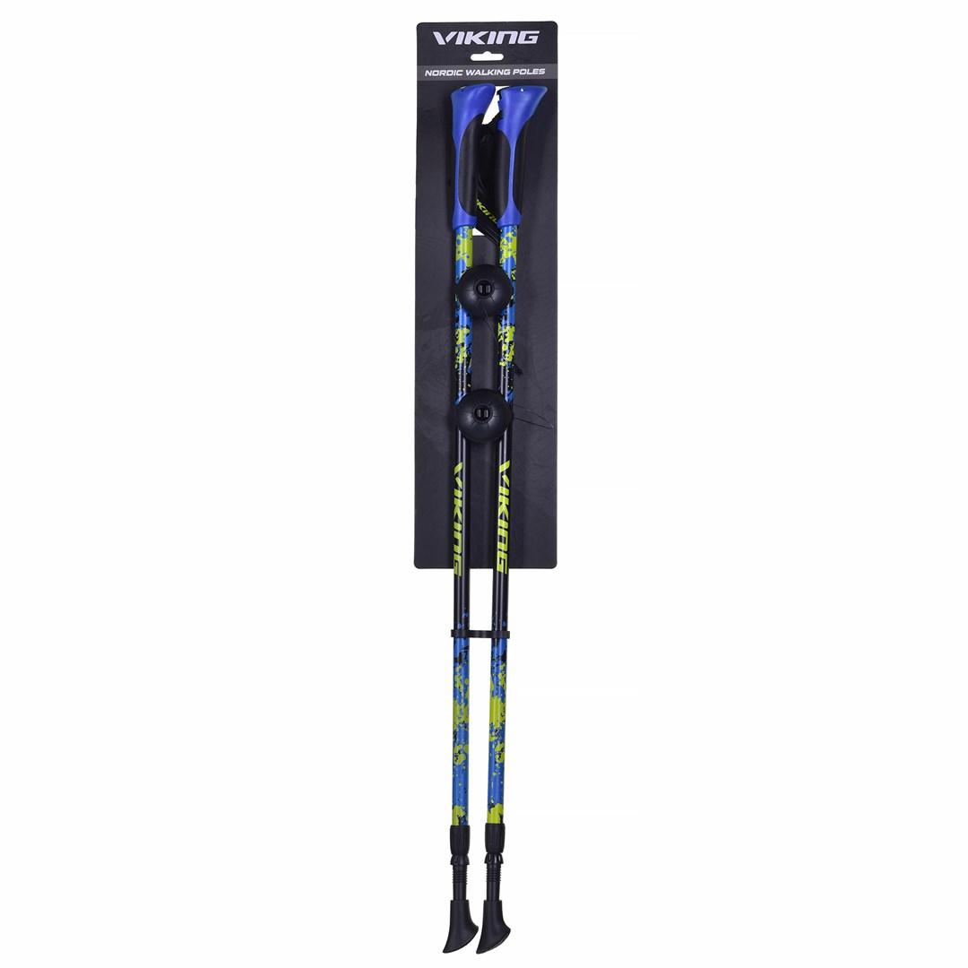 VIKING RUTEN PRO NORDIC WALKING POLES Mėlynas/LIME