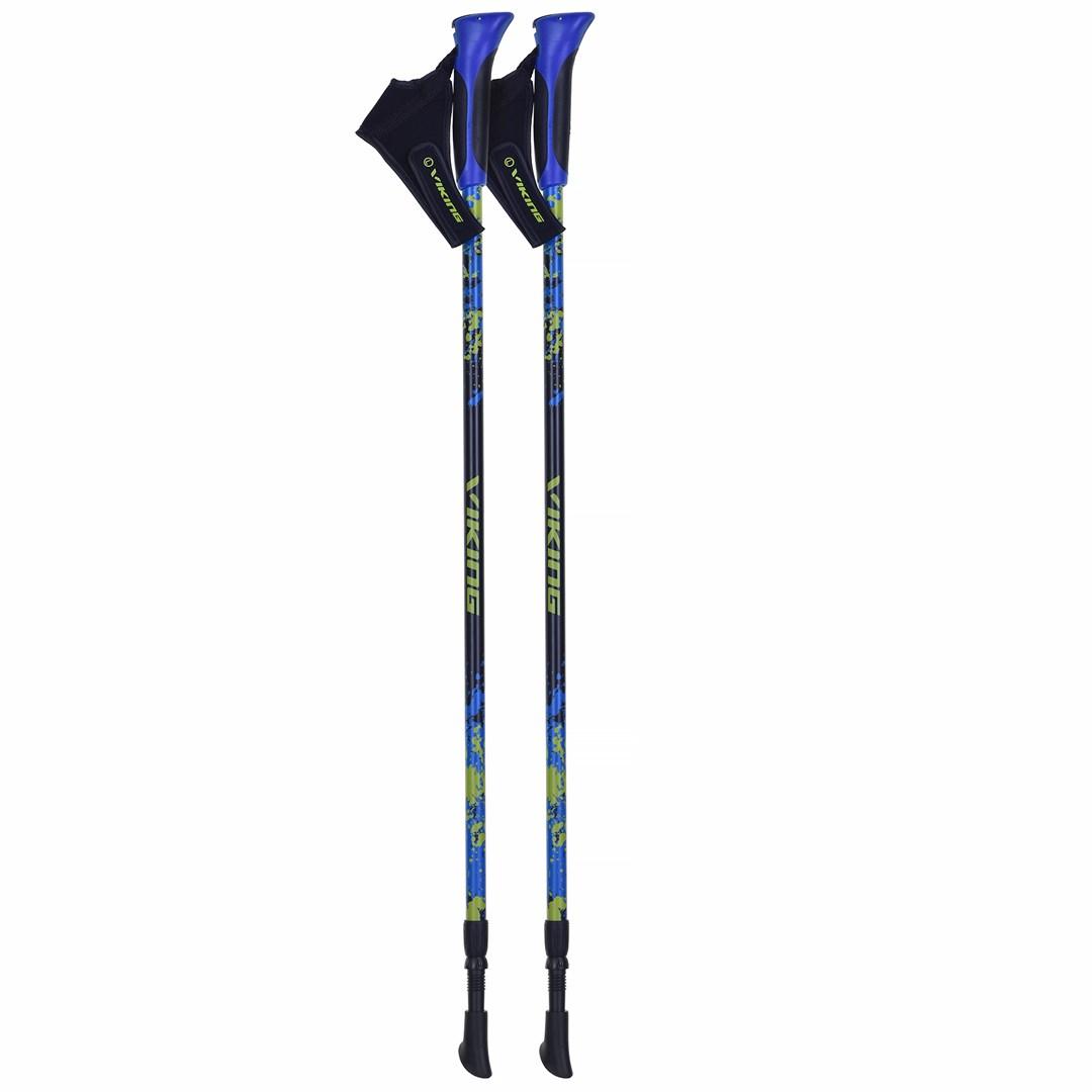 VIKING RUTEN PRO NORDIC WALKING POLES Mėlynas/LIME