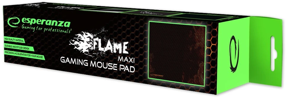 Pelės kilimėlis žaidimams Esperanza Flame EGP103R (300mm x 400mm)