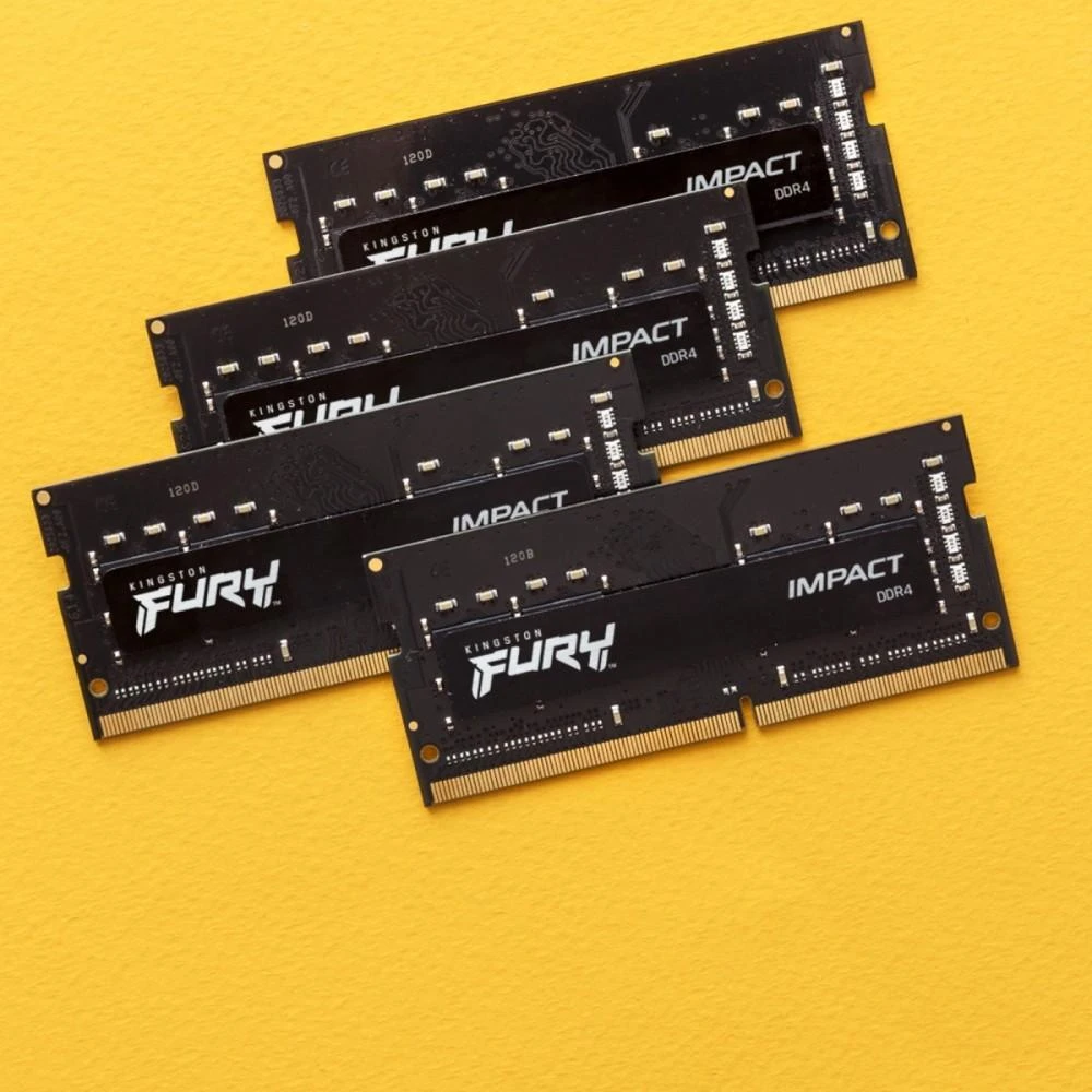 Nešiojamo kompiuterio atmintis HyperX Kingstonas | Fury Impact | 2x8 GB | SODIMM | 3200 MHz | Užrašų knygelė | Registracijos Nr. | ECC Nr