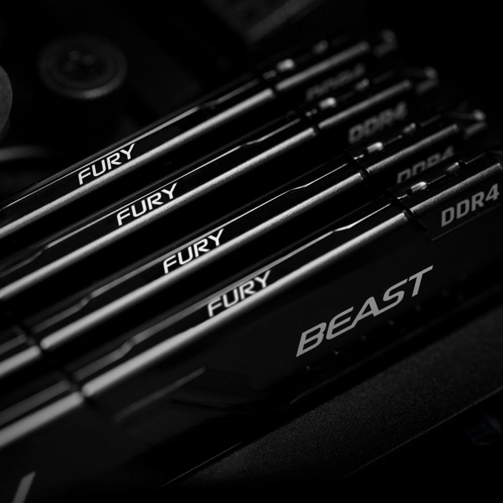 RAM Kingstonas | Fury Beast | 8 GB | DDR4 | 3200 MHz | PC/serveris | Registracijos Nr. | ECC Nr