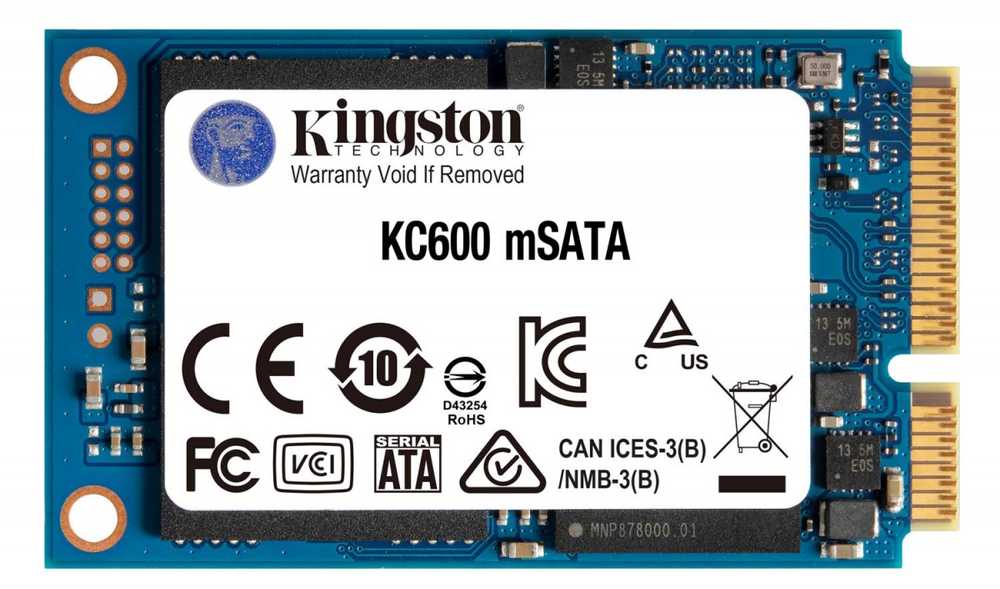 Kingston Diskas ssd skc600 1024gb msata 550/520 mb/s