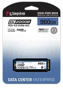 Kingston SSD | DC2000B | 960 GB | SSD form factor M.2 2280 | Solid-state drive sąsaja PCIe NVMe Gen 4.0 (x4) | Skaitymo greitis 7000 MB/s | Rašymo greitis 1300 MB/s
