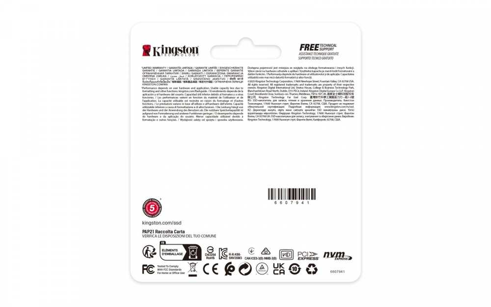 „Kingston NV3 M.2 2230 Pcie 4.0 NVMe 2TB“