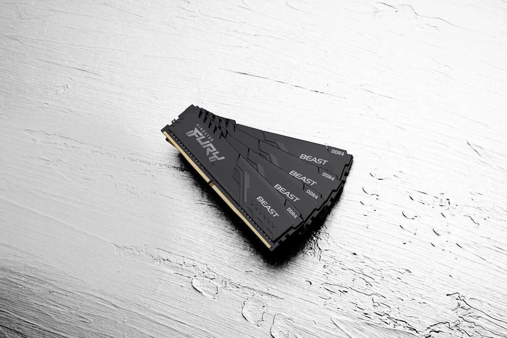 Operatyviosios atminties rinkinys - Kingston FURY Beast 16 GB 3 200 MT/s DDR4 CL16 Juodas