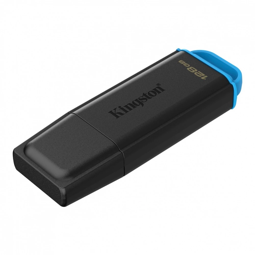 Kingston Technology DataTraveler 128GB Portable USB 3.2 Gen 1 Exodia Juodas/Mėlyna