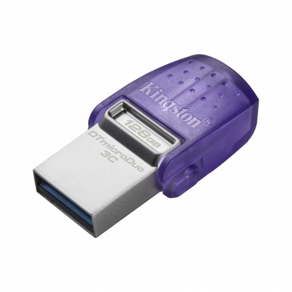 Kingston flash 128gb usb 3.2 datatraveler microduo 3c