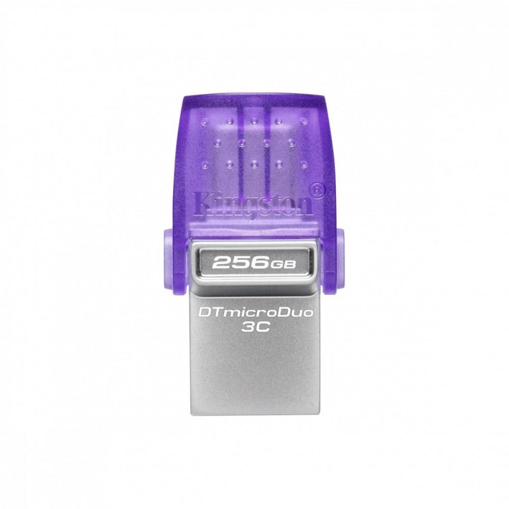 USB laikmena Kingston DataTraveler microDuo 3C, 256 GB, USB Type-A / USB Type-C