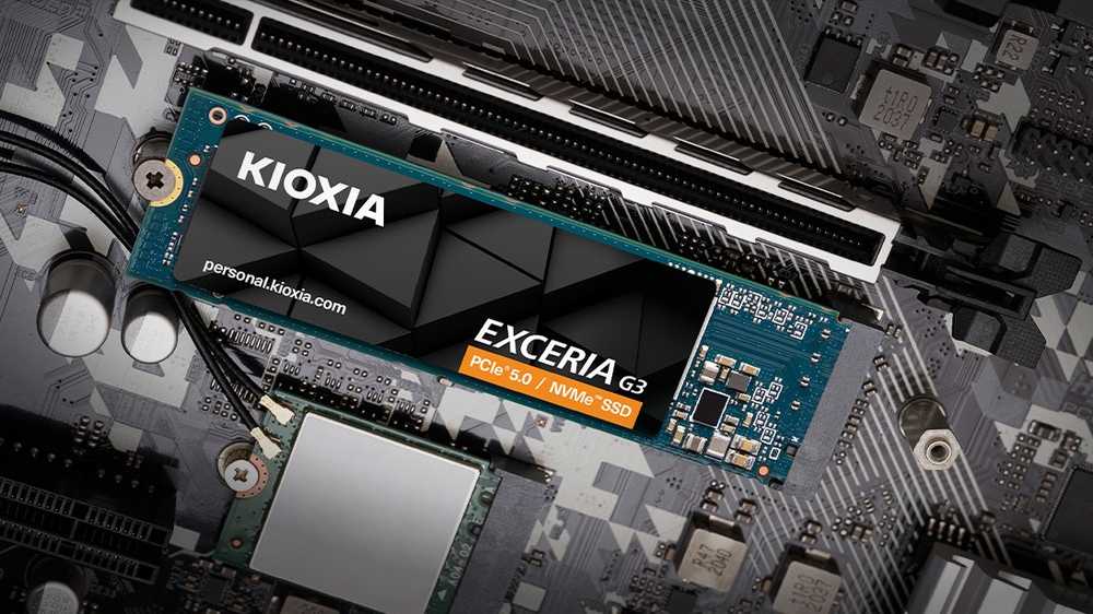 Kioxia Exceria G3 1 TB M.2 PCI Express 5.0 NVMe QLC