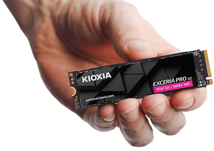 „Kioxia Exceria PRO G2“ 4 TB M.2 PCI Express 5.0 NVMe BiCS FLASH TLC