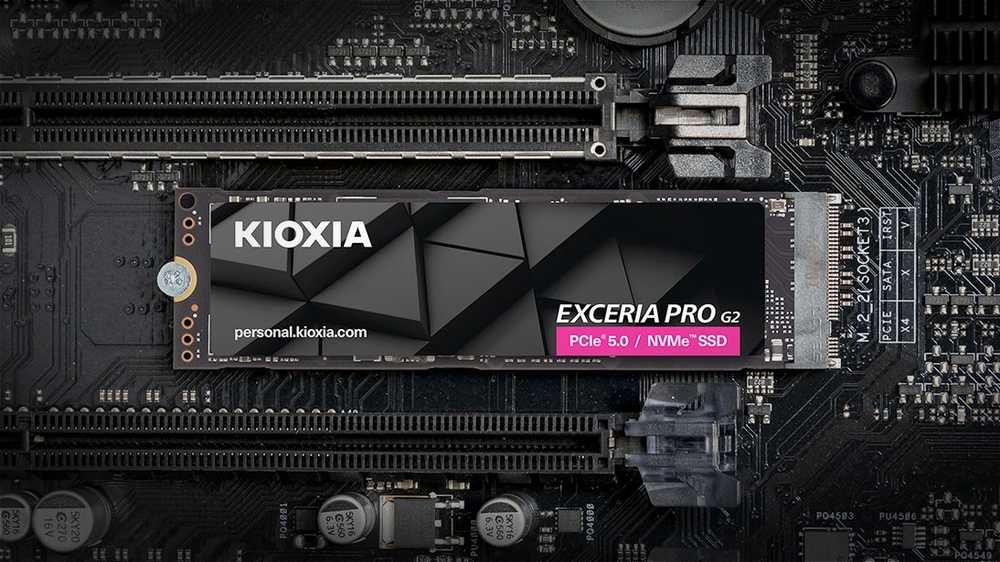„Kioxia Exceria PRO G2“ 4 TB M.2 PCI Express 5.0 NVMe BiCS FLASH TLC