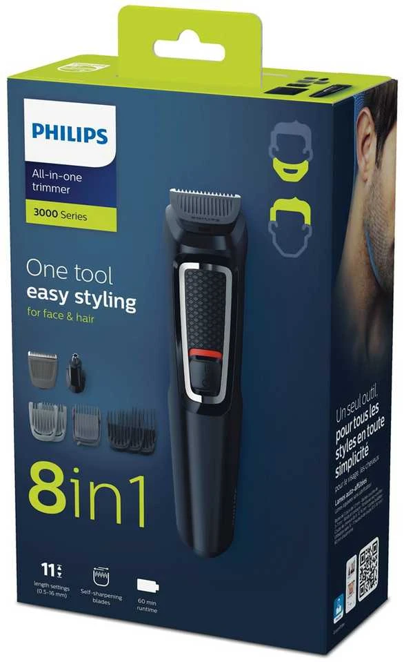 Barzdakirpė Plaukų kirpimo mašinėlė Philips MG3730/15