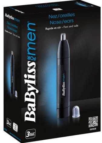 Barzdaskutė Kirptuvas do nosa i uszu babyliss e650e (spalva juoda)