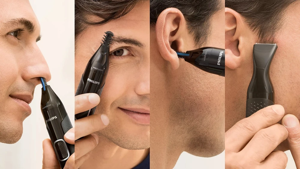 Nosies, ausų plaukų, antakių ir koreg. kirptuvas Philips Nose Trimmer Series 5000 NT5650/16