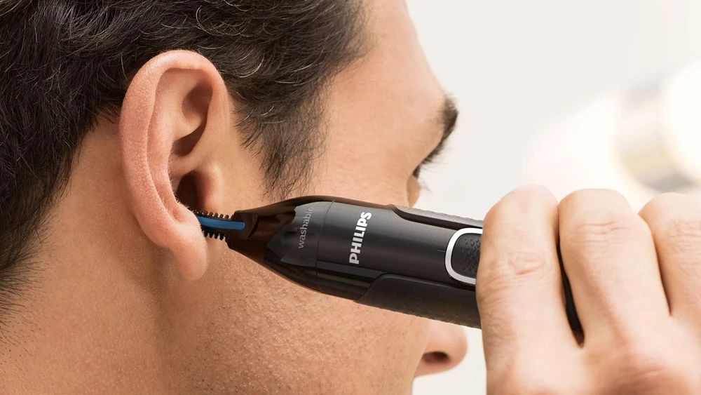 Nosies, ausų plaukų, antakių ir koreg. kirptuvas Philips Nose Trimmer Series 5000 NT5650/16