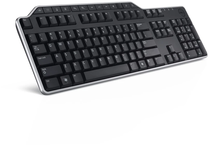 Klaviatūra dell kb-522 su laidu biznesowa multimedialna usb juoda