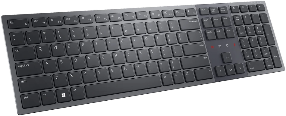 Dell | „Premier Collaboration“ klaviatūra | KB900 | Klaviatūra | Belaidė | JAV tarptautinė | Grafito spalvos