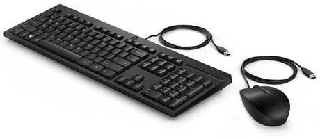 Klaviatūra Hewlett Packard (HP) Klaviatūros ir pelės rinkinys 225 laidinis g2 ax2y7aa#abb