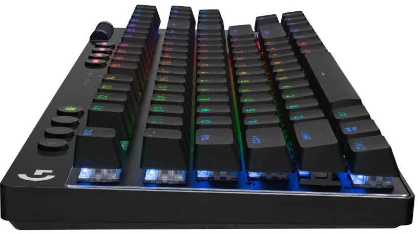 Žaidimų klaviatūra Logitech G Pro X TKL Lightspeed, US išdėstymas, Juodos spalvos