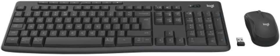 Klaviatūra „Logitech mk370 Combo“, skirtas verslui, grafito mums