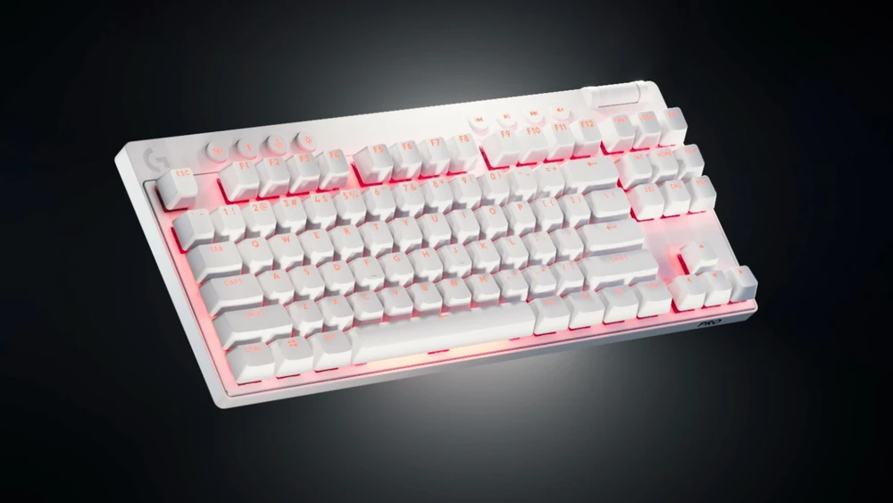 Žaidimų klaviatūra Logitech G Pro X TKL Lightspeed, US išdėstymas, Rožinės spalvos
