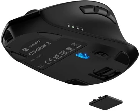 Rinkinys Klaviatūra su pele Natec Stingray 2 belaidė juoda